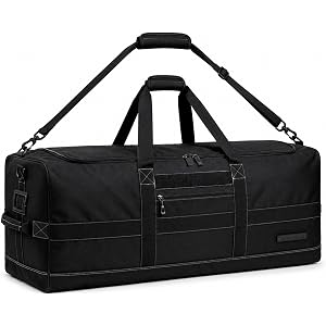 Tufformation 132L 36" Heavy Duty Extra Large Duffle | Upgrade Zipper with Durable and Water Resistant, Camping Bag, Travel St