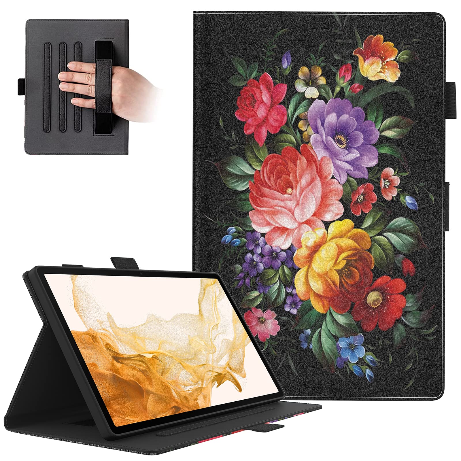 Dteck Wallet Case for Galaxy Tab S10+/S9+/S7