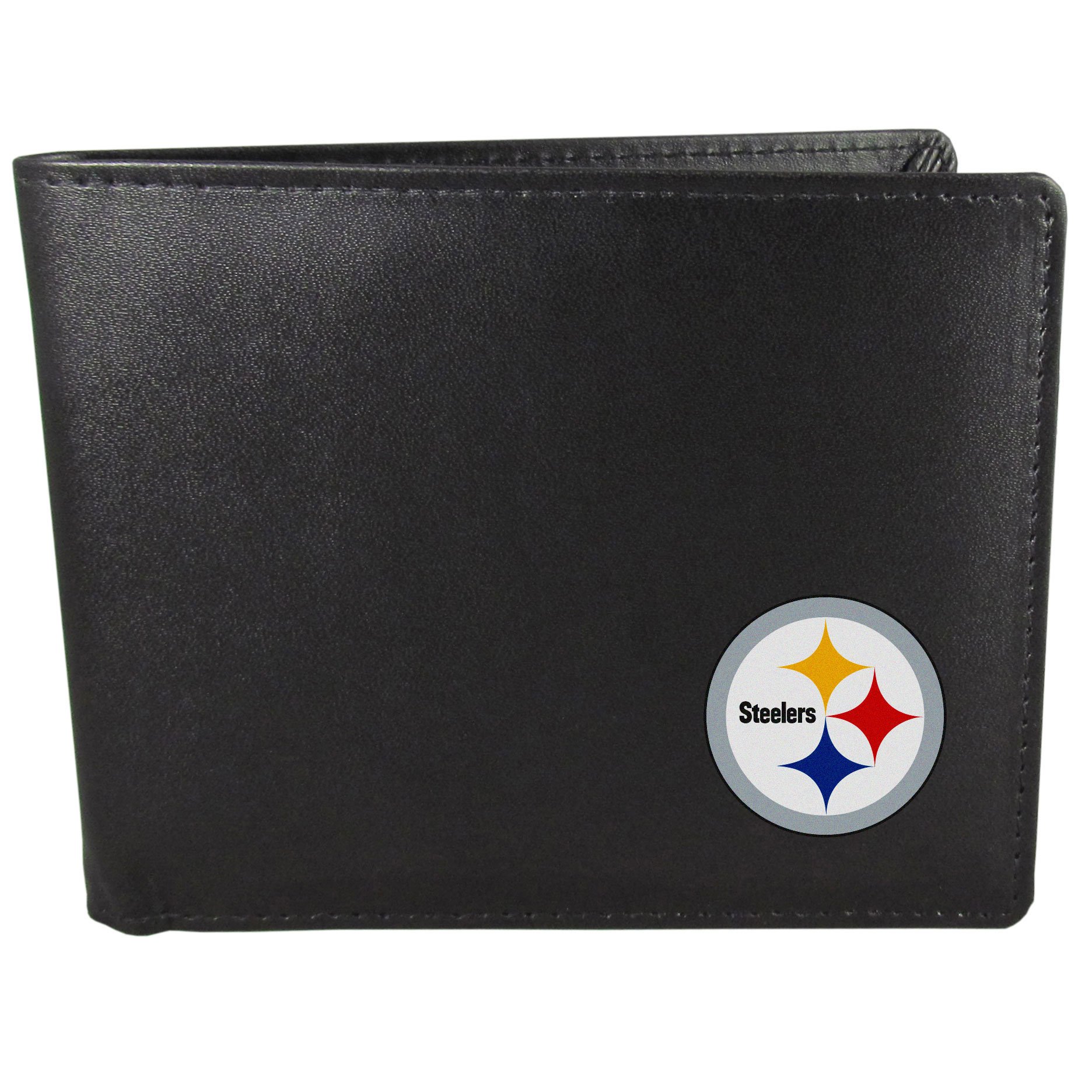 Siskiyou Sports NFL Mens Pittsburgh Steelers Bi-fold Wallet One Size Black