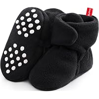 Hudson Baby Scarpine Morbide In Pile Unisex - Suola Antiscivolo - Fantasia Renna - Taglia 0-6 Mesi