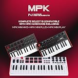 Akai MPK Mini Plus 37 Key USB MIDI Controller with 8 Pad Sequencer CV/Gate NKS view 5