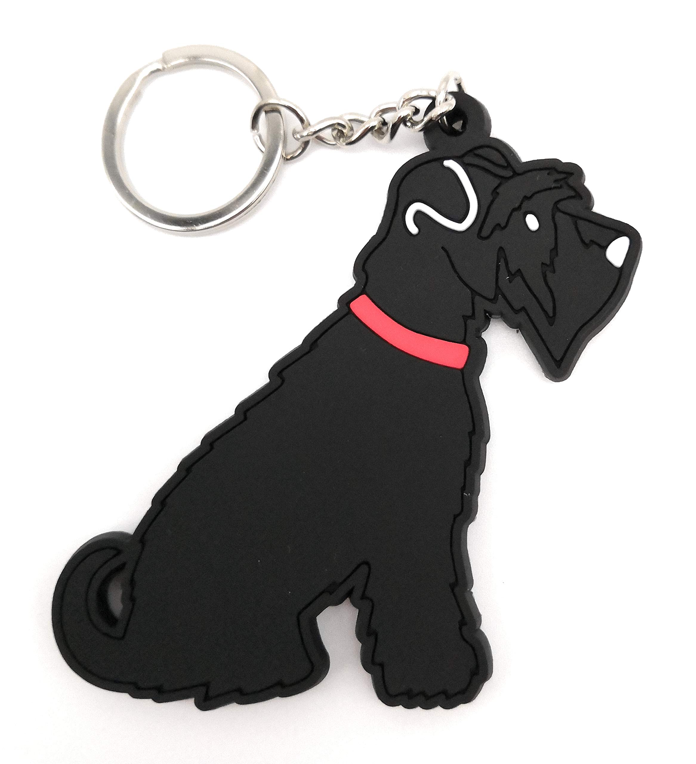 Sweet William Black Schnauzer Keyring