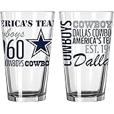 Dallas Cowboys Glass Pint Spirit Style