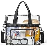 Bluome Clear Bag For Stadium Events 12×6×12 Clear Stadium Bag Crossbody Tote Transparent for Concert Approved Sports