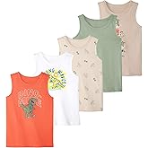 Garanimals Baby & Toddler Boy Tank Tees - Kid's Sleeveless Tank Top - Size 0-6T - 5 Pack