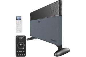 Ballu Convection Panel Space Heater,Whole Room Heater for Indoor Use Large Room with LED Display Remote,Wifi App,Portable Standing Wall Mount,Electric Heater for Bedroom,Living room,Work with Alexa