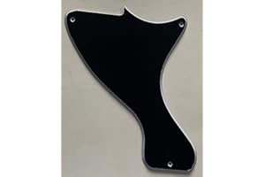 For Fit Gibson LP Jr. Les Paul Junior Style Guitar Pickguard (5 Ply Black)