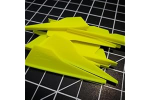 DCA Custom Arrows Super Sabre Vanes Archery vanes for Hunting, 3D, or Indoor, Fixed Blade broadheads, Mechanical broadheads, or Field Points. Multiple Colors in 40 or 100 Pack