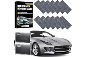 ZUKQVRIVELIG 12Pcs Nano Remover Cloth for Car Scratch,Nano Cloth Car Scratch Remover Breathe Green Remover Cloth Nano Car Scratch Remover Easily to Repair Scratches,Swirls,Paint Residues