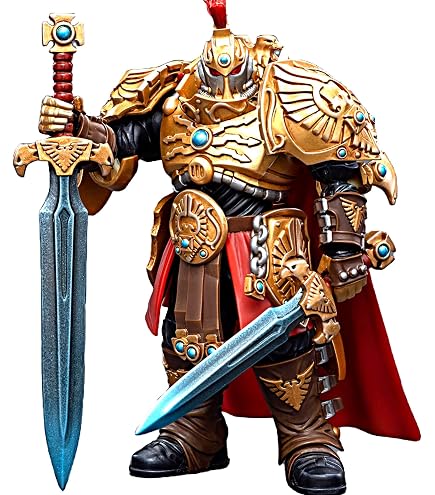 HiPlay JOYTOY Warhammer 40K Legio Custodes Aquilon Terminator Con Infernus Firepike - Scala 1/18 (14 Cm), JT00768 - 4