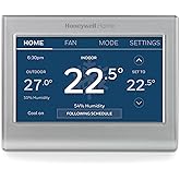 Honeywell Home RTH9585WF Wi-Fi Smart Colour Thermostat, 7-Day Programmable, Touchscreen, Energy Star, Alexa Ready, C-Wire Req