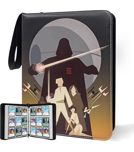 Gamegenic – Classeur Premium Star Wars Unlimited Cardport XL – 24 Broches, Slipcase, Surface Hexafyber – Collection Masterset