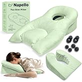 Napello Face Down Pillow After Eye Surgery - Vitrectomy &amp; BBL Prone Support | Napello face down pillow for eye surgery recovery, vitrectomy support, BBL sleeping, prone massage, and bed resting.
