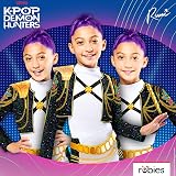 Rubies Rubies Official Netflix K-Pop Demon Hunters Rumi Golden Kids Costume 9-10 view 5