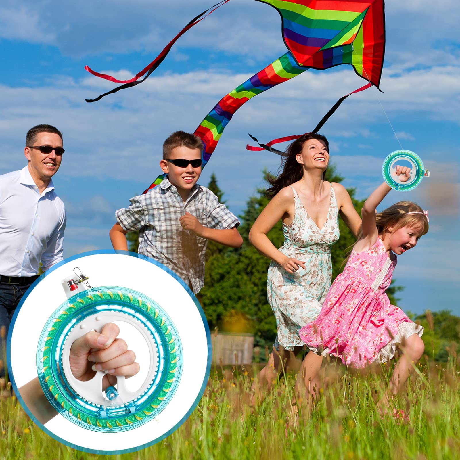 6 Enrouleurs De Ligne Pour Cerf-Volant – Fil Polyester 50 M Chacun, Accessoires De Vol Pour Tous Niveaux