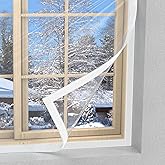 Forestchill Window Insulation Kit, 47" x 63" (120 x 160cm) Adjustable Winter Window Seal Kit, Reusable Indoor Insulator Kit t