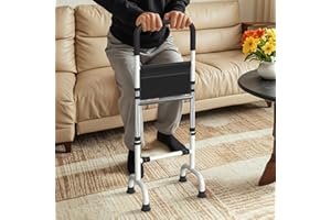 KWIKONE Hip Knee Surgery Recovery Aid Walking Cane Standing Aids and Supports, Adjustable Cane Stand Assist Aid for Elderly up to 400lb Height