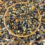 FANTIAN 4 lbs Fish Tank Gravel 4-8 mm Natural Aquarium Pea Gravel