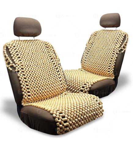 Natural Wood Bead Seat Cover Pad Mat Comfy Cool Summer Massage Car Seat - View #4
