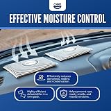 CUQOO 2 Pack Car Dehumidifier Silica Gel Damp Absorber 225g with Indicator view 3