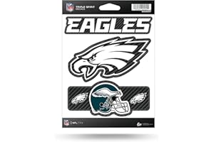 Rico Industries NFL Football Triple Spirit Stickers Triple Sticker Sheet