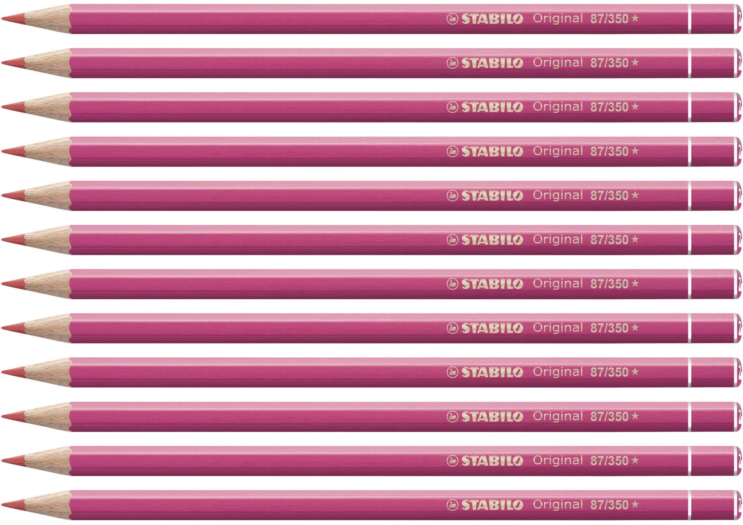 STABILO Premium Colouring Pencil Original - Pack of 12 - madder pink light