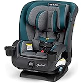 Safety 1st EverSlim 4-in-1 Convertible Car Seat, SecureTech Chest Clip, Ultra-Slim, 4-Mode Infant to Booster, Baby Car Seat, 