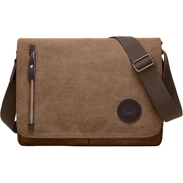 Amazon.com | Messenger Bag For Men,Water Resistant Unisex  display picture 3