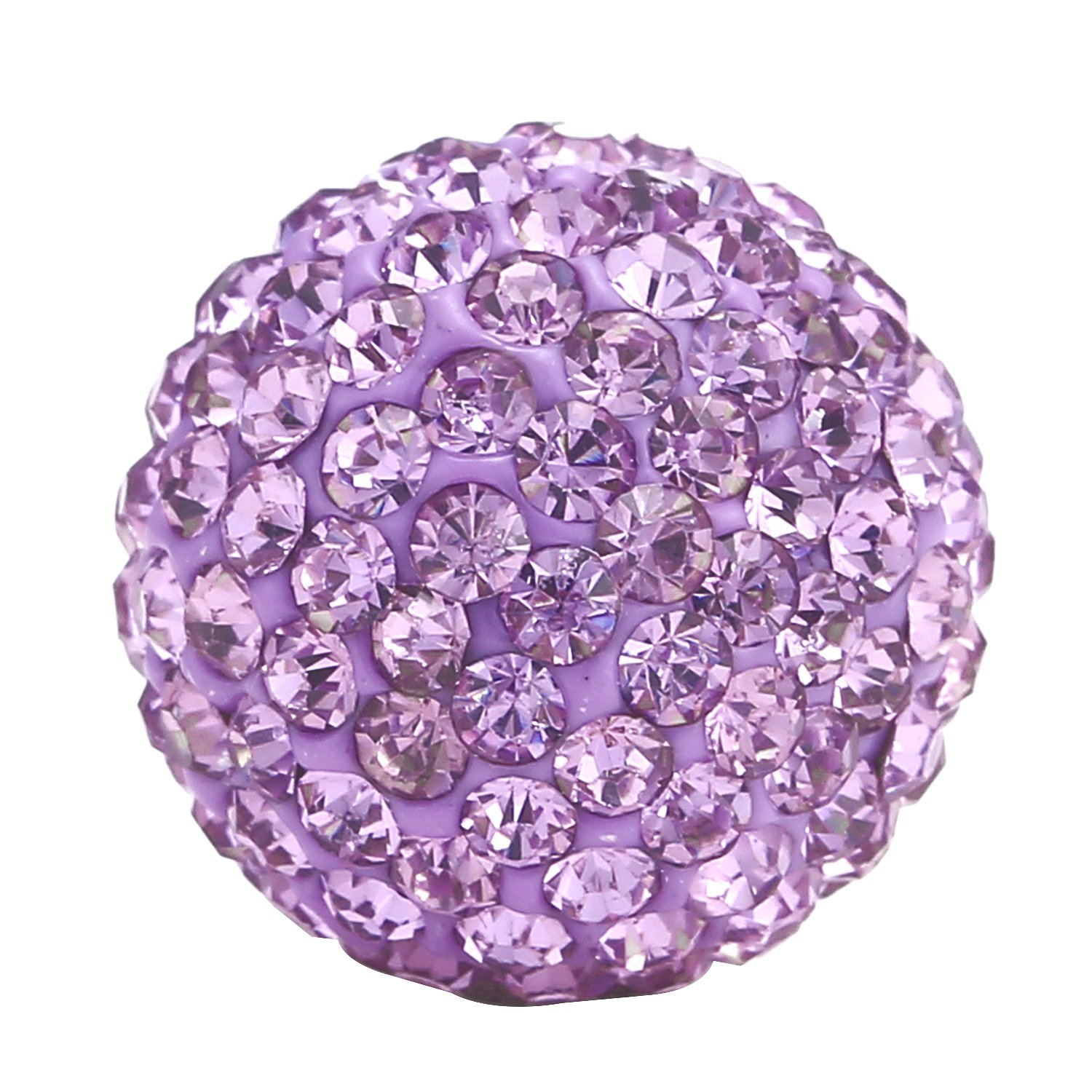 Morella Women's Angel Sound Ball Lilac Zirconia Ø 16 mm 0.63"