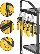 Mutool Power Tool Organizer Wall Mount 3 Tier 4 Holders Drill Rack view 6