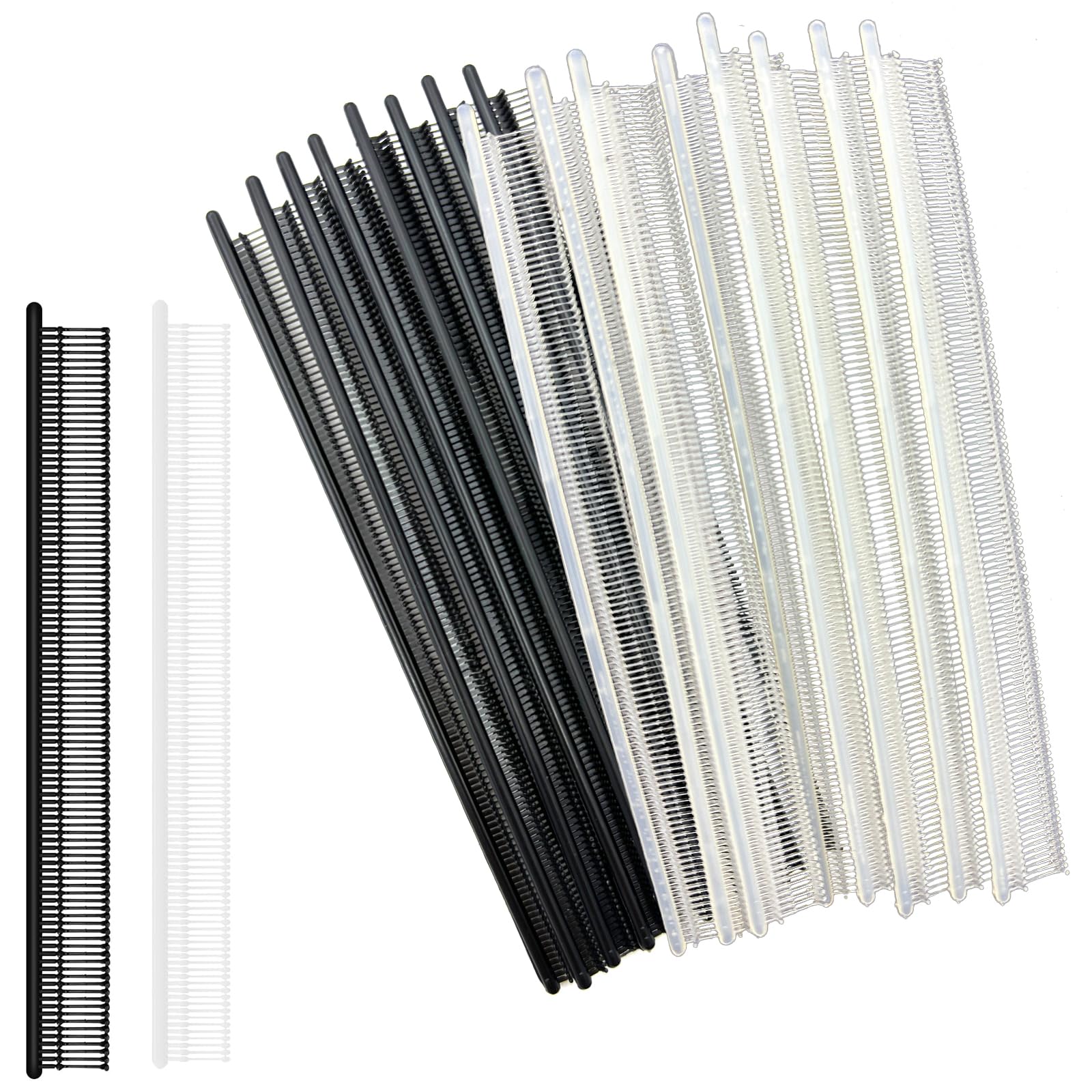 Photo 1 of 2000 Pcs Mini Stitch Gun Fasteners Kit, 0.18 inch Extra Fine Stitch Gun Fasteners, Tiny Smallest Tagging Gun Fasteners Include 1000 Black Fasteners and 1000 White Fasteners (NOT for Standard)