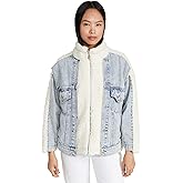 [BLANKNYC] womens Luxury Clothing Sherpa Jacket, Comfortable & Stylish Coat