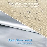 OKPOW Parasol Cover Waterproof Heavy Duty 2.5m-3m Umbrella Protect view 3