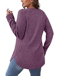 Saloogoe Long Sleeve Shirts for Women Dressy Casual