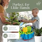 Pelle & Sol 10pcs Kids Garden Tool Set Shovel Rake Sprayer Gloves Apron Tote Bag view 7