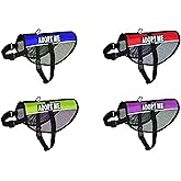 Adopt ME Dog mesh Vest Harness Cool Comfort Nylon for Dogs Small Medium Large Purchase Comes with 2 Reflective Adopt ME pathces. Please Measure Your Dog Before Ordering