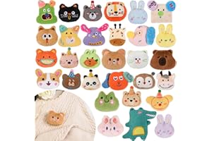 LIYIQ 30PCS Goodie Bags Stuffers for Kids Plush Cute Pins for Backpacks Party Favors Return Gifts for Birthday Party