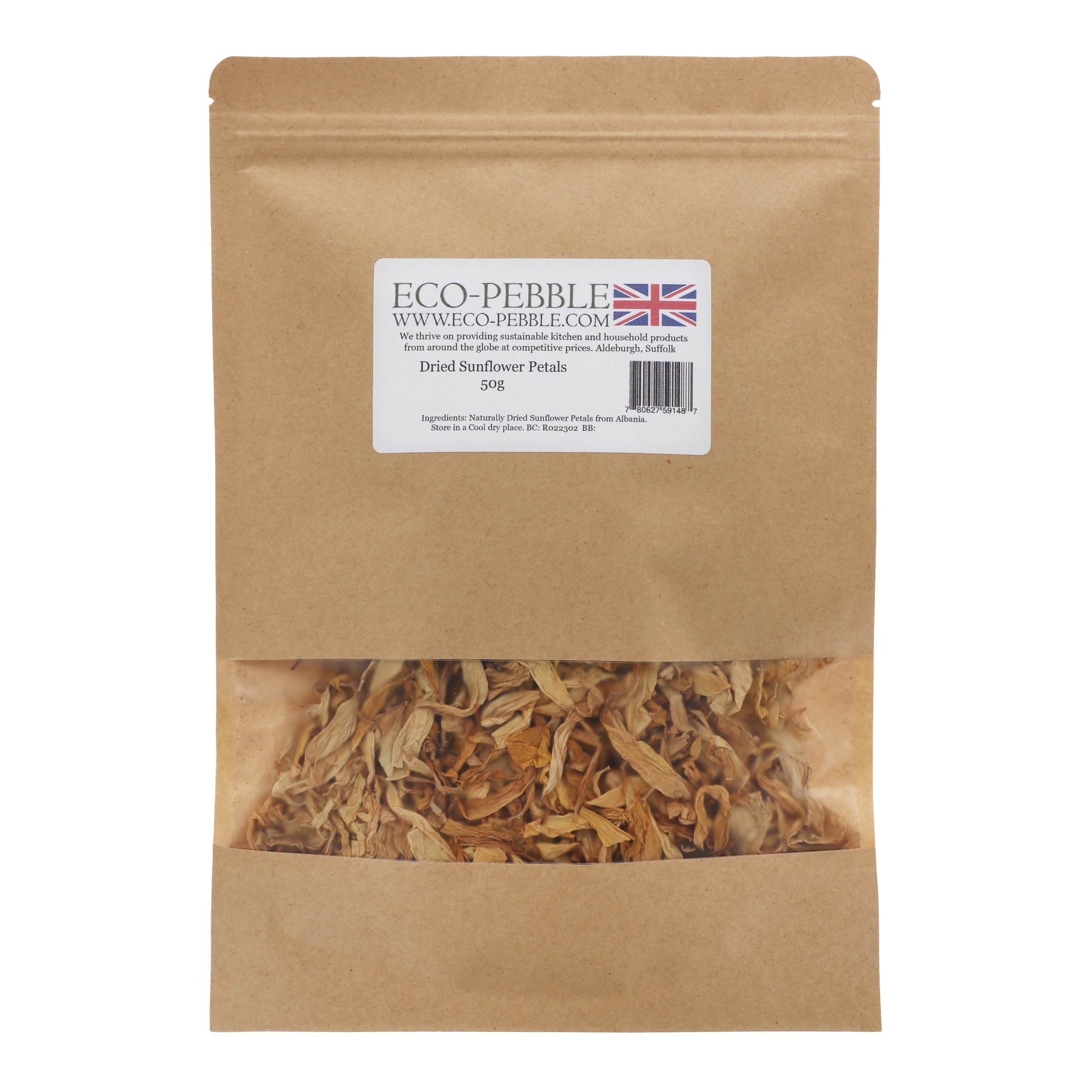 Dried Sunflower Petals, 50g