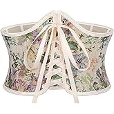 VONMELLI Corset Belt for Women Renaissance Floral Lace-up Underbust Corset Wide Waist Belt