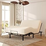 Softa Adjustable Bed Frame Queen, Electric Bed Base