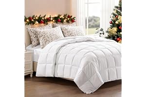 ACCURATEX Lightweight Duvet Insert King Size - Summer Bedding Comforter - 250GSM Filled Thin Duvet - Soft & Breathable, Quilt