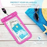 ivoler Waterproof Pouch Bag Phone Case Pink 22x15.5 cm Dry Bag view 6