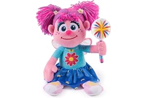GUND Sesame Street Abby Cadabby Plush with LED Wand, Toddler Doll with Nightlight, Sensory Toy, Sesame Street Stuffed Animal 