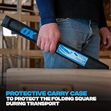 OX Tools 600mm Folding Square Aluminium Framing Square Carry Case view 9