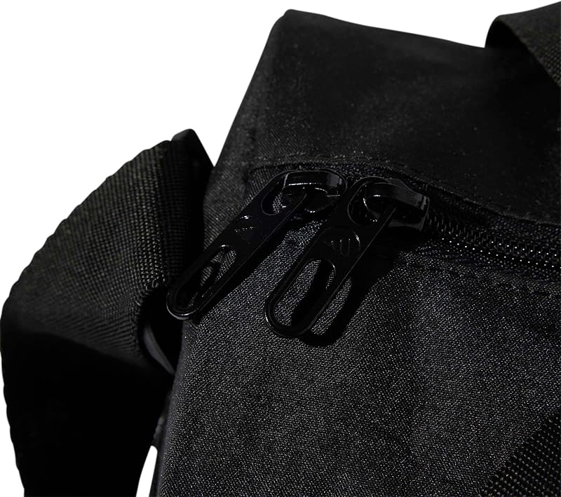 adidas Essentials Linear Duffel Bag Unissex Adulto, Preto/Preto/Branco, XS
