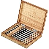 WÜSTHOF 8-Piece Stainless Mignon Steak Knife Set, Silver