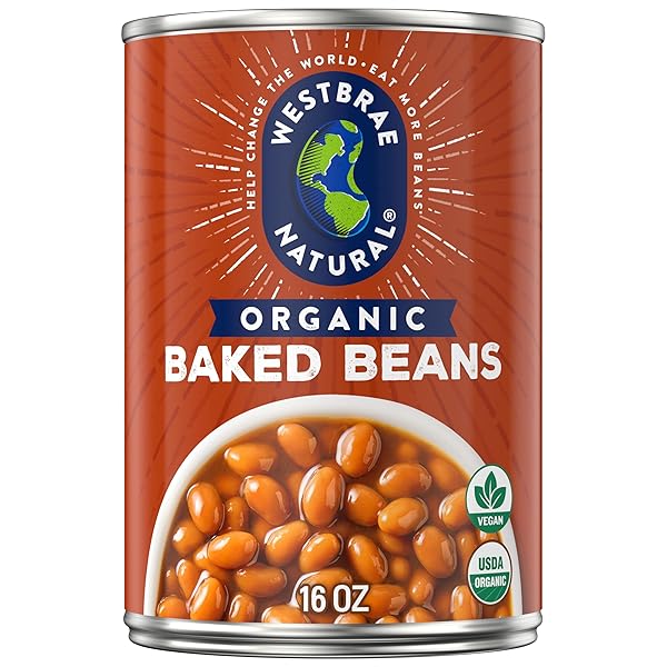 WESTBRAE ORGANIC BAKED BEANS 16 OZ