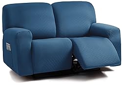 ULTICOR Squared Jacquard Design, Reclining Loveseat