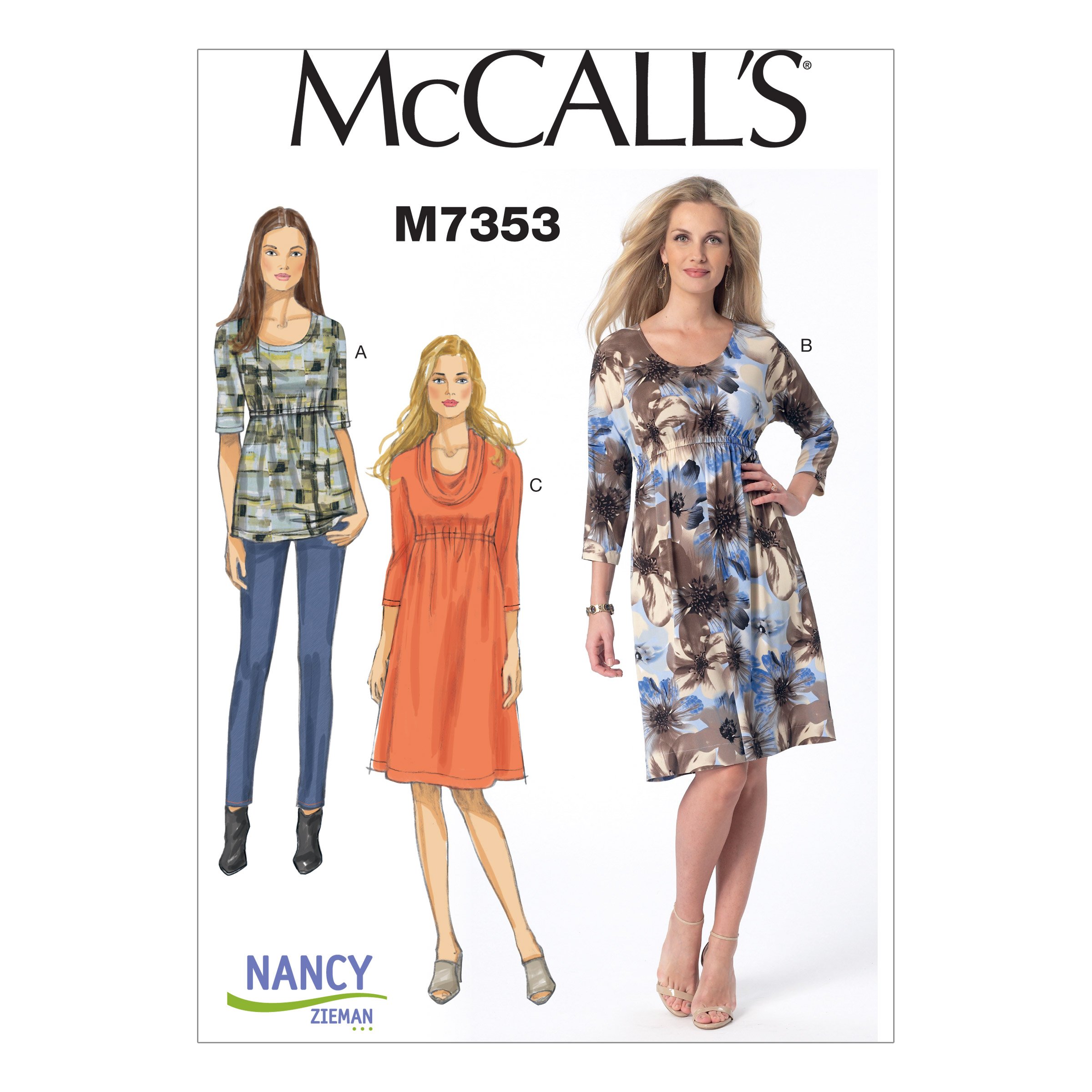 Mccall's Patterns Misses Top and Dresses, Size E5 14-22