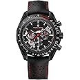HaiQin Pagani Design 1779 Luxury Men's Quartz Chronograph Moon Skeleton Watches Japan Movement AR Sapphire Glass Stainless Steel Case Waterproof Analog Watch